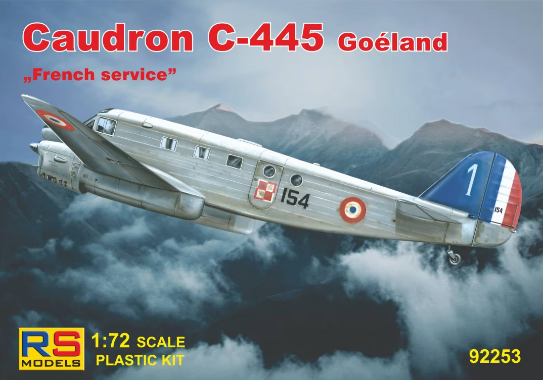 92253  авиация  Caudron C-445 Goeland French service  (1:72)