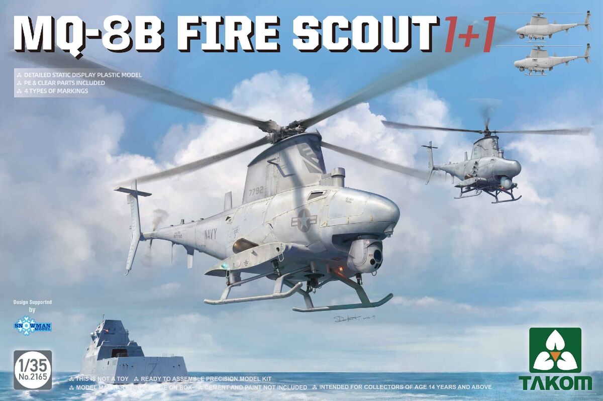 2165  авиация  MQ-8B Fire Scout  (1:35)