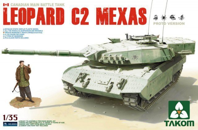 2003  техника и вооружение  LEOPARD C2 MEXAS  (1:35)