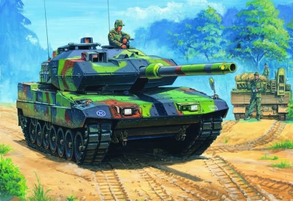 82403  техника и вооружение  German Leopard 2 A6EX tank  (1:35)