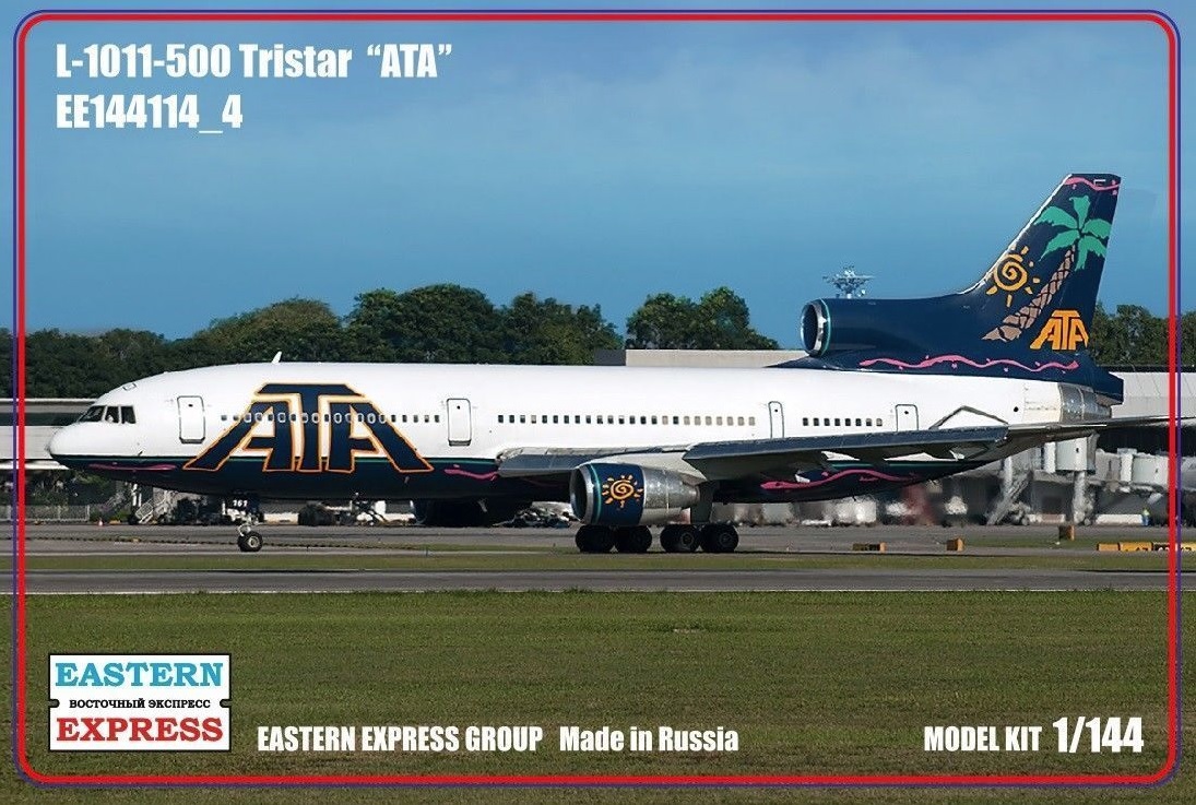 144114-4  авиация  L-1011-500 Tristar ATA  (1:144)