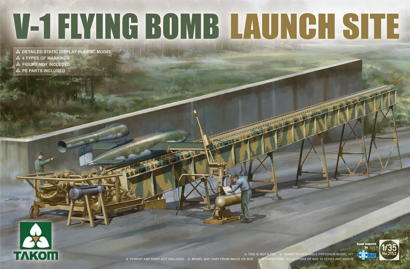 2152  техника и вооружение  V-1 Flying Bomb Launch Site  (1:35)