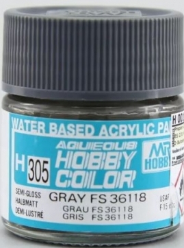 H305  краска 10мл  GRAY FS36118