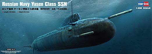 83526  флот  подводная лодка  Russian Navy Yasen Class SSN  (1:350)