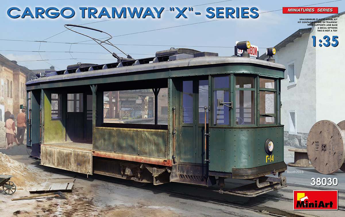 38030  техника и вооружение  CARGO TRAMWAY “X”-SERIES  (1:35)