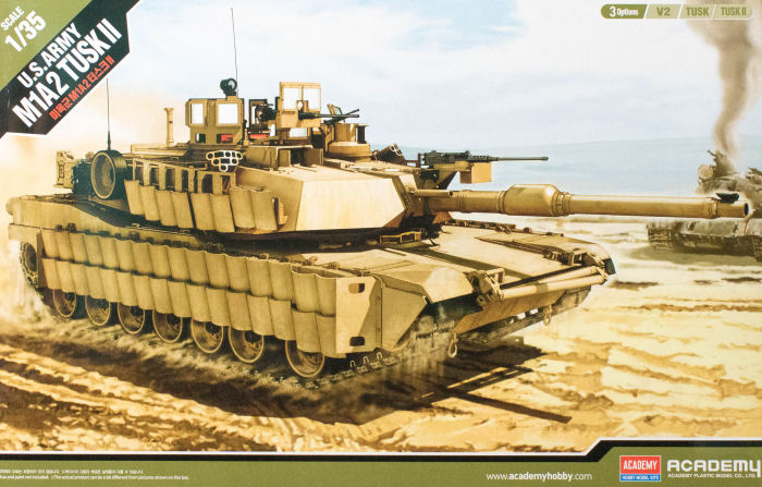 13298  техника и вооружение  U.S. Army M1A2 TUSK II  (1:35)