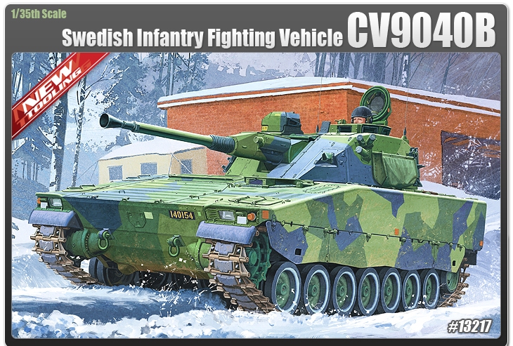 13217  техника и вооружение  Шведская БМП CV9040B (1:35)