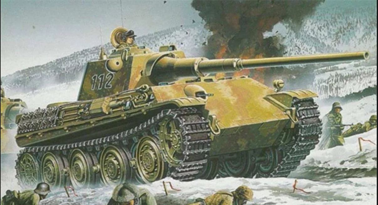 6027  техника и вооружение  Panzerkampfwagen Panther II (1:35)