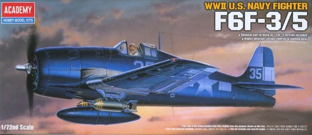 12481  авиация  F6F-3/5 Hellcat  (1:72)