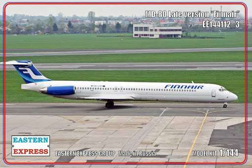 144112-3  авиация  MD-80 Late version Finnair (1:144)