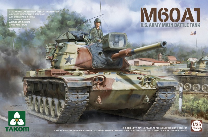 2132  техника и вооружение  M60A1 U.S. Army Main Battle Tank  (1:35)