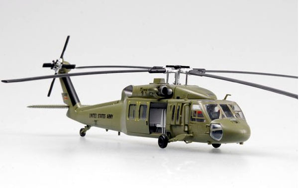 37016  авиация  Вертолет  UH-60 Midnight Bule 101 Airborne (1:72)