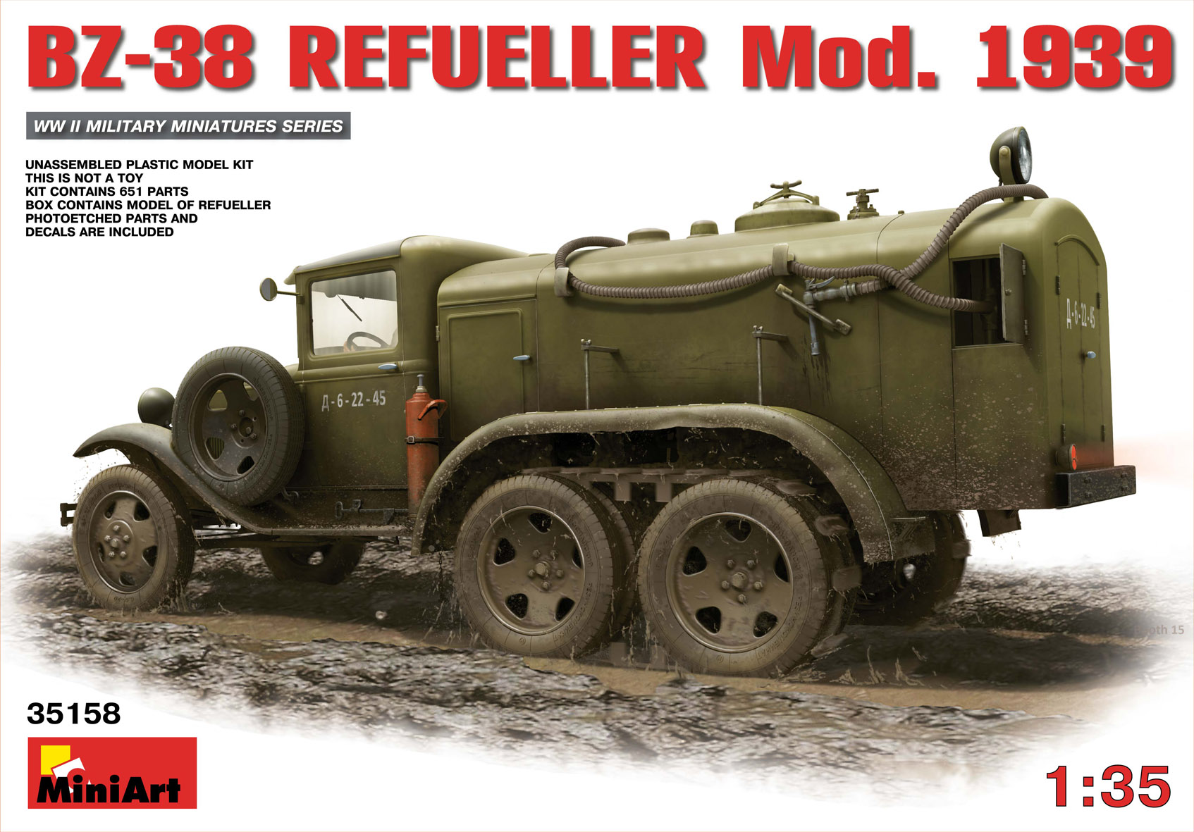 35158  техника и вооружение  BZ-38 REFUELLER Mod. 1939  (1:35)