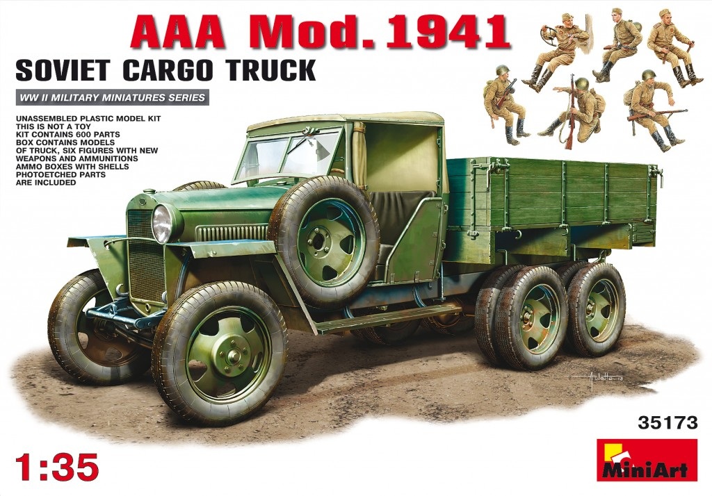 35173  техника и вооружение  AAA Mod. 1941 SOVIET CARGO TRUCK  (1:35)