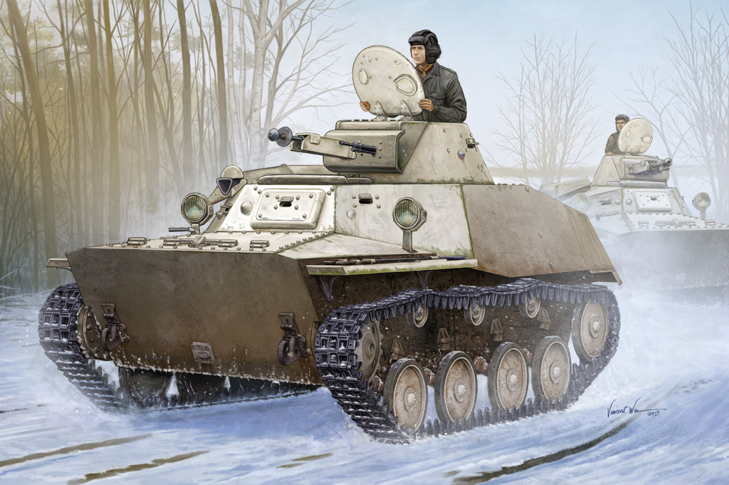 83826  техника и вооружение  Russian T-40S Light Tank  (1:35)