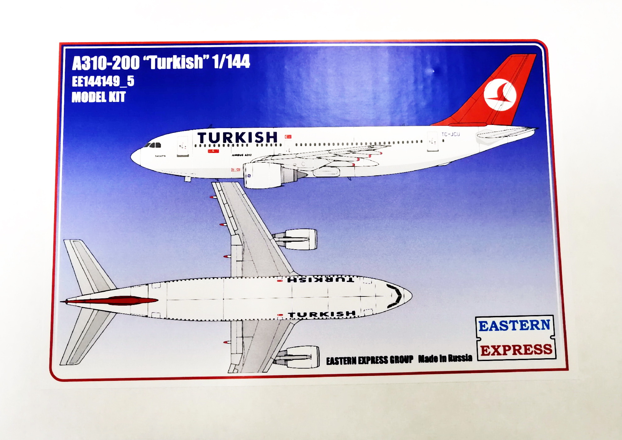 144149_5  авиация  А310-200 Turkish  (1:144)