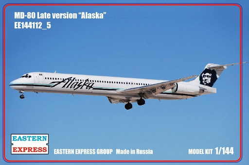144112-5  авиация  MD-80 Late version Alaska (1:144)