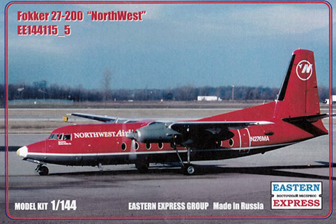 144115-5  авиация  Fokker F-27-200 NorthWest (1:144)