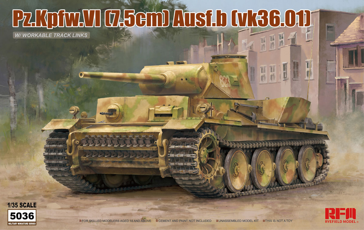 RM-5036  техника и вооружение  Pz.Kpfw.VI Ausf.B (VK36.01)  (1:35)