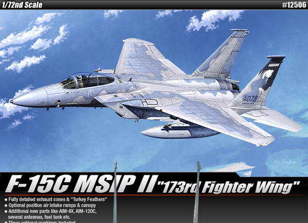 12506  авиация  F-15C MSIP II "173rd Fighter Wing"  (1:72)