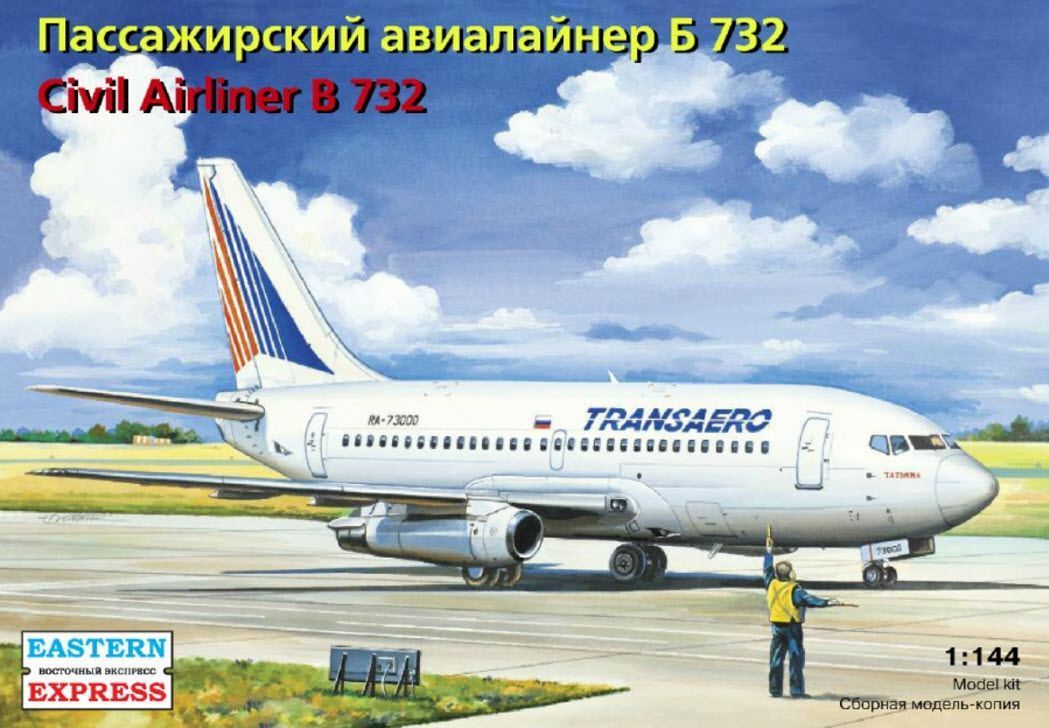 14470  авиация  Б-732 ТРАНСАЭРО (1:144)