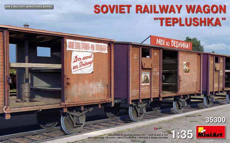35300  техника и вооружение  SOVIET RAILWAY WAGON “TEPLUSHKA”  (1:35)