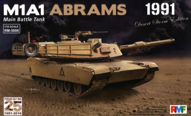 RM-5006  техника и вооружение  M1A1 Abrams Gulf War 1991  (1:35)
