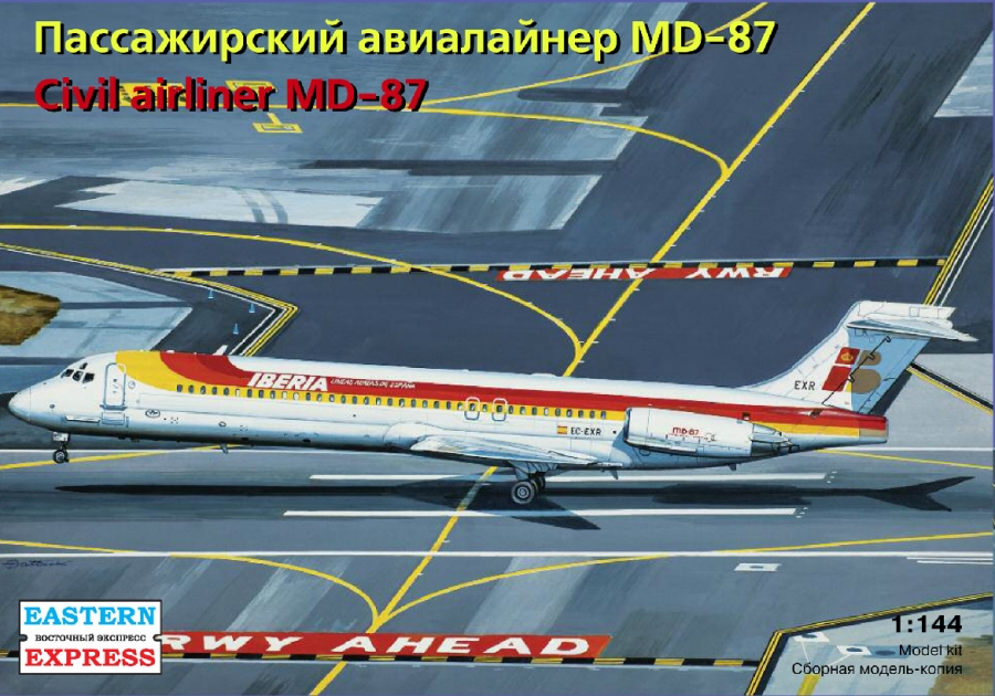 144110  авиация  MD-87 Iberia (1:144)