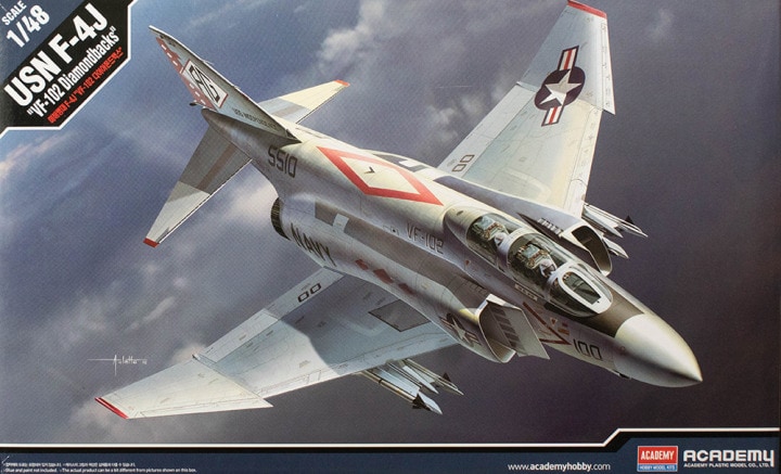 12323  авиация  USN F-4J Phantom "VF-102 Diamondbacks"  (1:48)