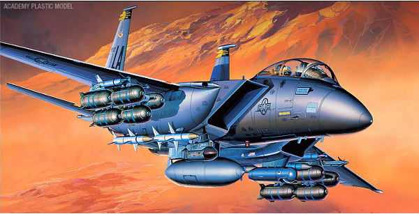 12478  авиация  F-15E Strike Eagle  (1:72)