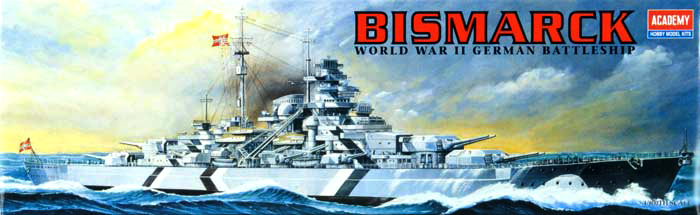 14208  флот  Линкор  Bismarck (1:800)