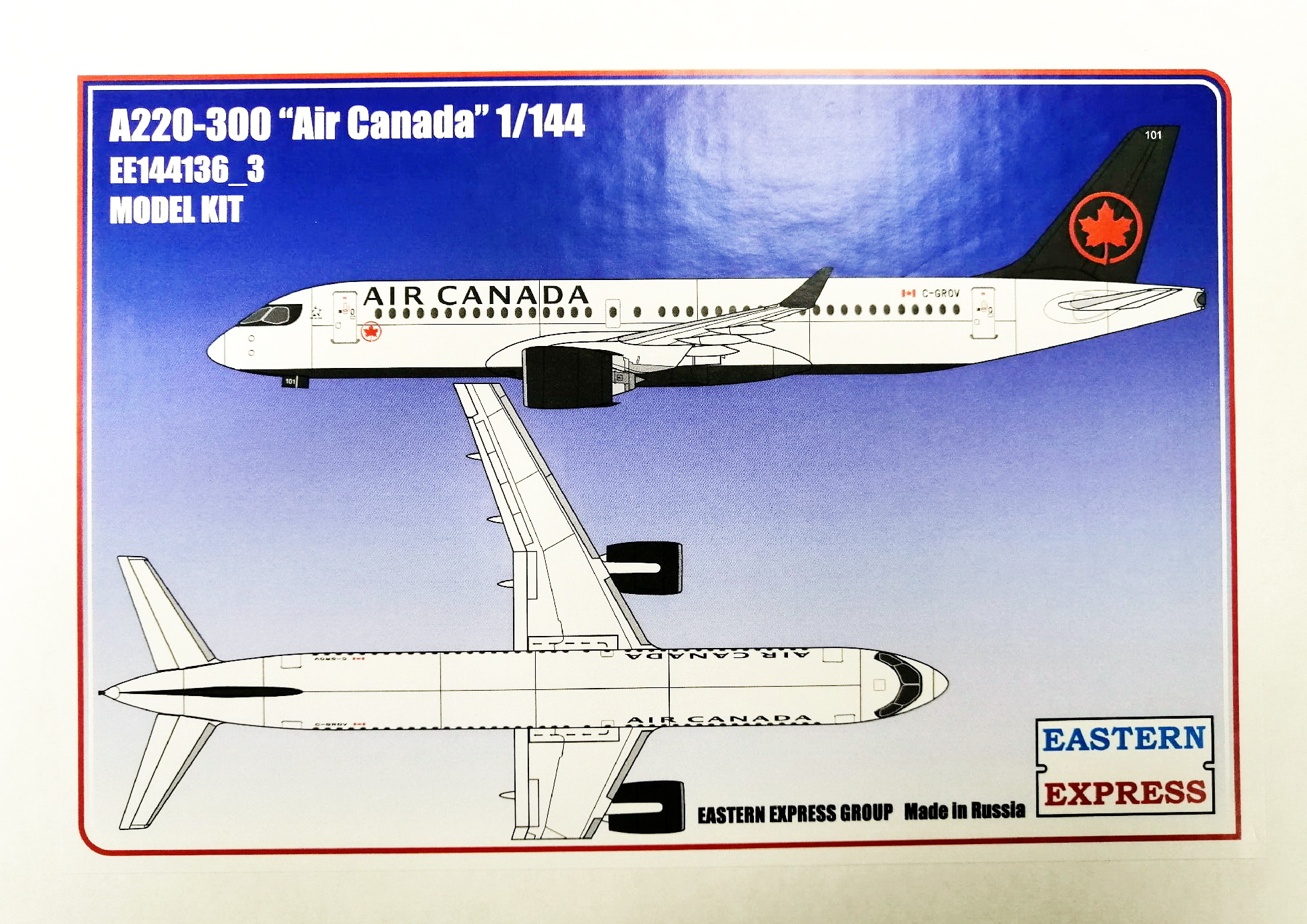 144136_3  авиация  A220-300 Air Canadian (Limited Edition)  (1:144)