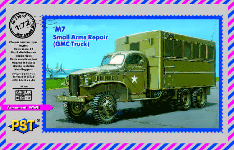 72057  техника и вооружение  M7 Small Arms Repair  (GMC truck) (1:72)