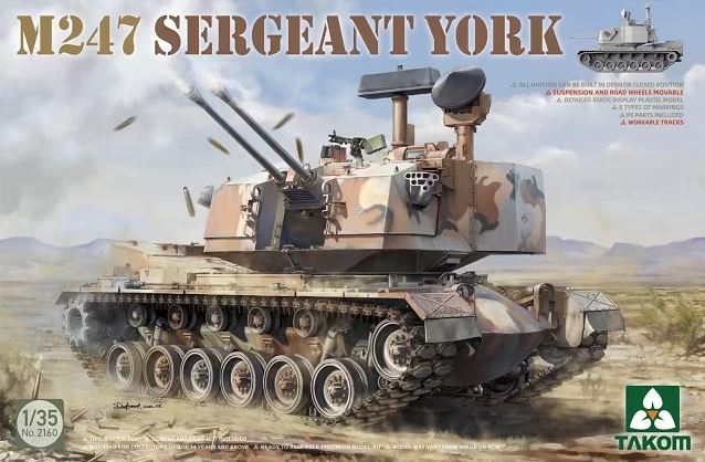 2160  техника и вооружение  M247 Sergeant York  (1:35)
