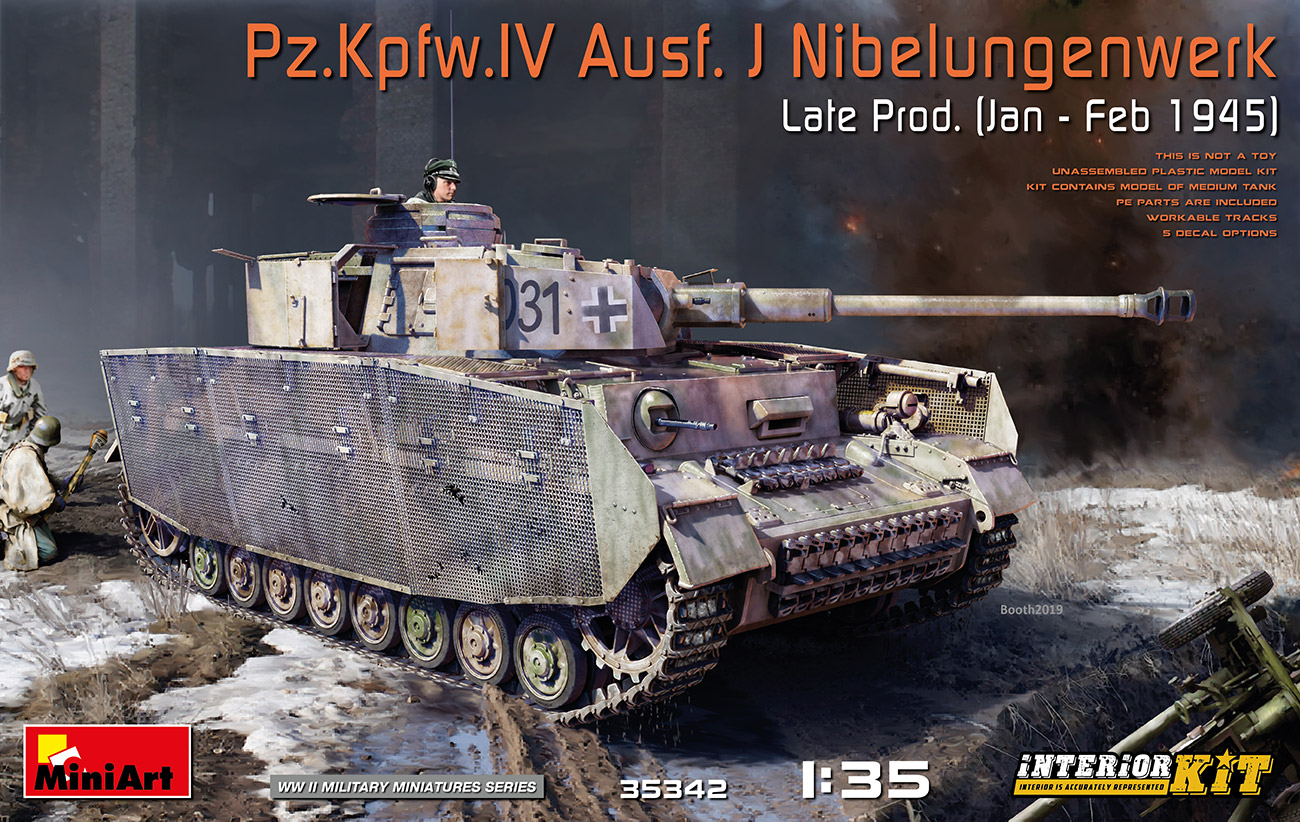 35342  техника и вооружение  Pz.Kpfw.IV Ausf. J Nibelungenwerk Late (Jan– Feb 1945) INTERIOR  (1:35)
