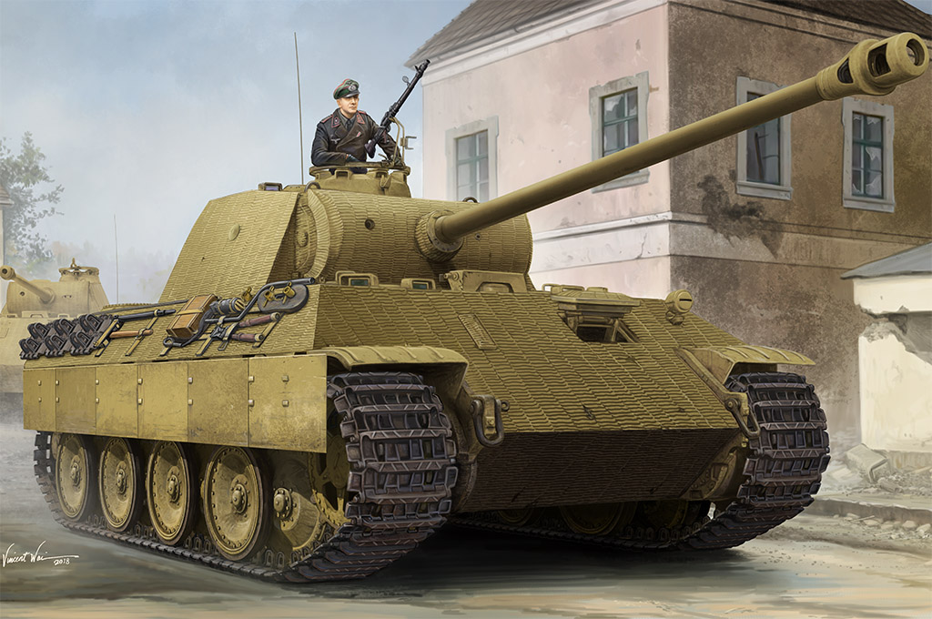 84506  техника и вооружение  German Sd.Kfz.171 PzKpfw Ausf A w/Zimmerit  (1:35)