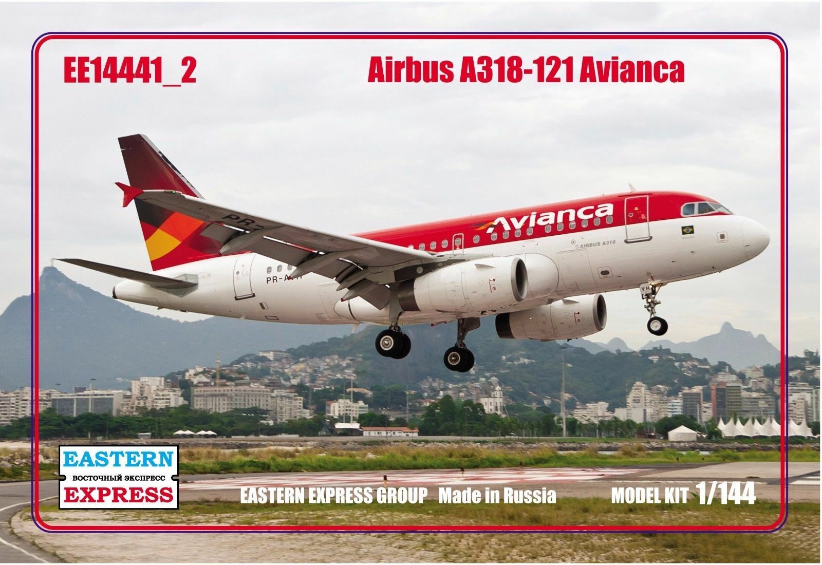 14441-2  авиация  Airbus А318-121 Avianca (1:144)