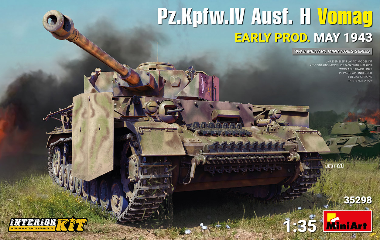 35298  техника и вооружение  Pz.Kpfw.IV Ausf. H Vomag. EARLY PROD. MAY 1943. INTERIOR KIT  (1:35)