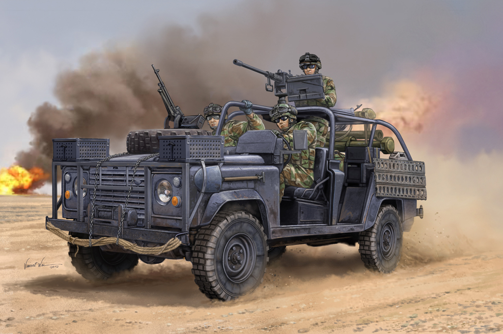 82450  техника и вооружение  Ranger Special Operations Vehicle RSOV w/MG  (1:35)