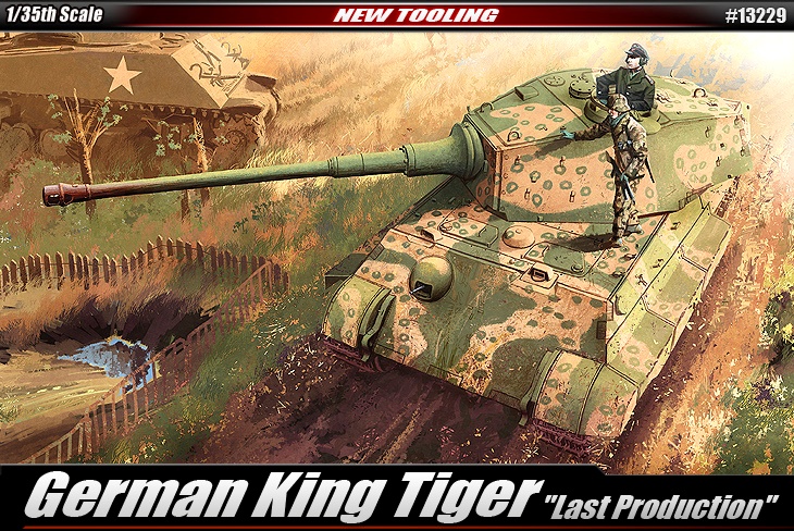 13229  техника и вооружение  Pz.VI ausf.B King Tiger (last production) (1:35)