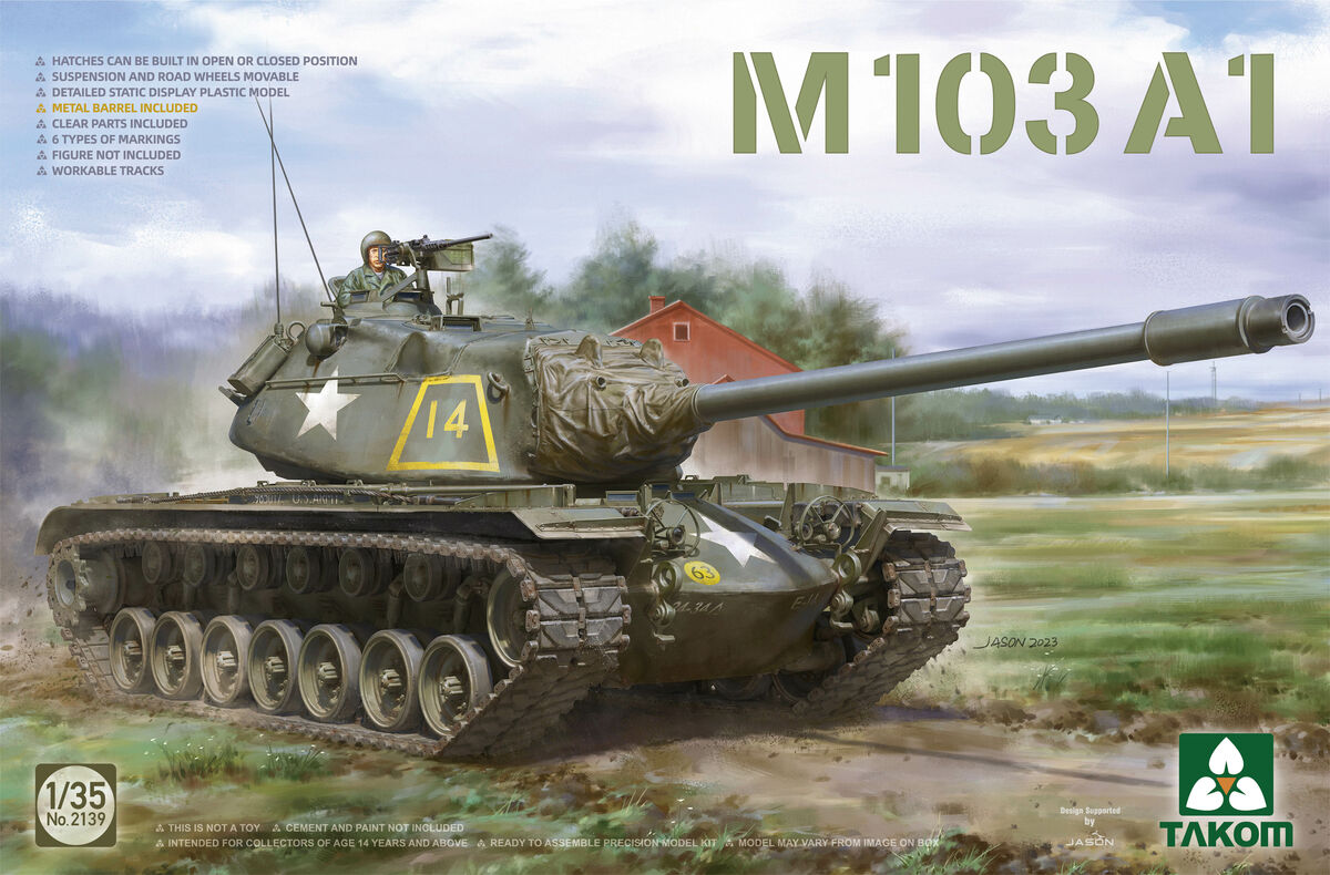 2139  техника и вооружение  M103 A1  (1:35)