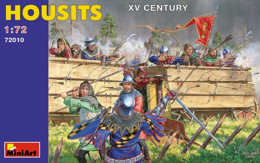 72010  фигуры  HOUSITS XV CENTURY  (1:72)
