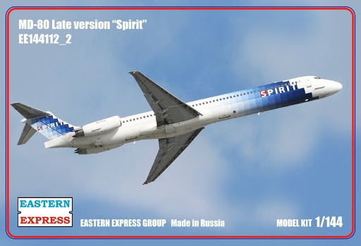144112-2  авиация  MD-80 Late version Spirit (1:144)