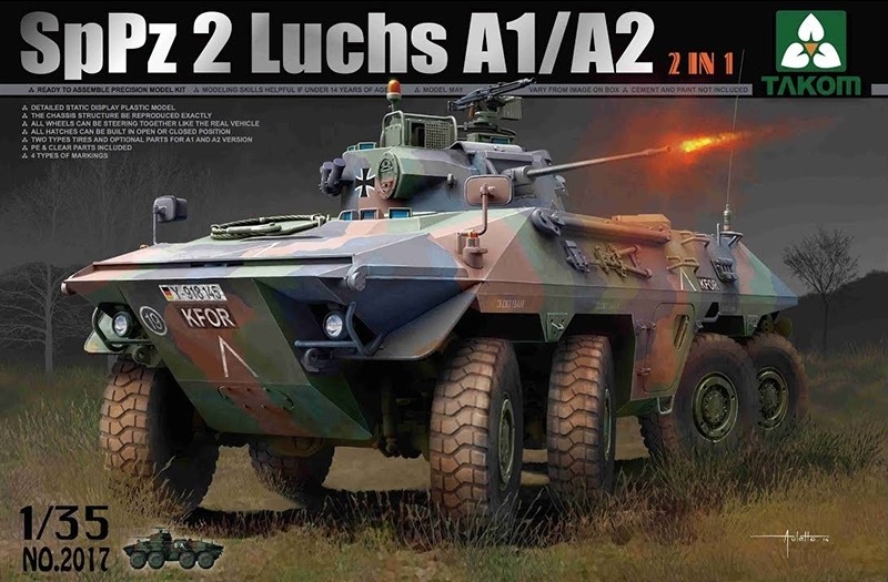 2017  техника и вооружение  SpPz 2 Luchs A1/A2  (1:35)