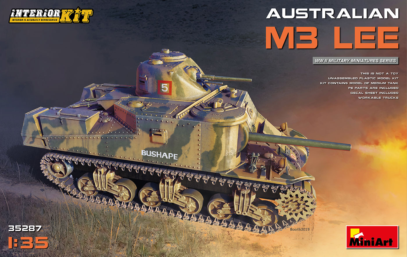 35287  техника и вооружение  AUSTRALIAN M3 LEE. INTERIOR KIT  (1:35)
