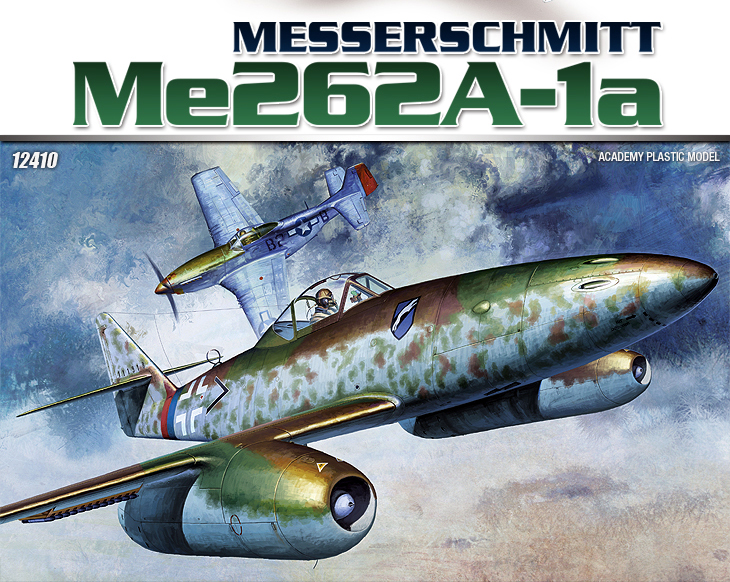 12410  авиация  Me 262А-1а (1:72)