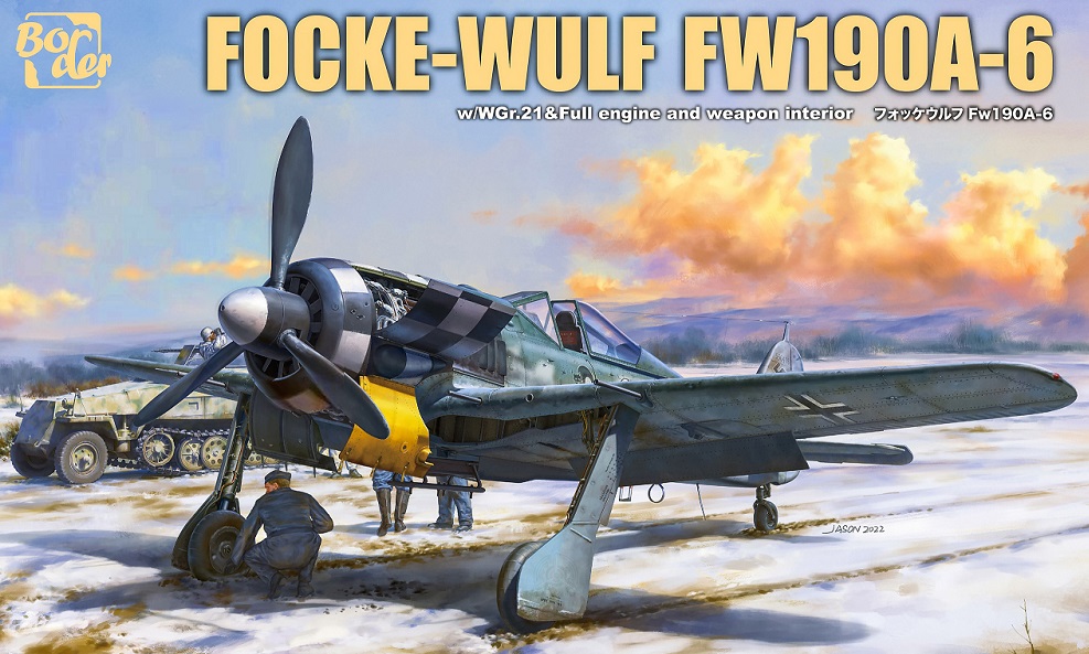BF-003  авиация  Focke-Wulf Fw 190A-6 w/Wgr. 21 & Full engine and weapons interior  (1:35)