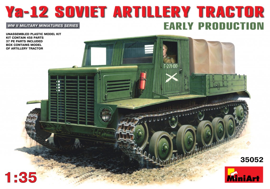 35052  техника и вооружение  Ya-12 SOVIET ARTILLERY TRACTOR Early Production  (1:35)