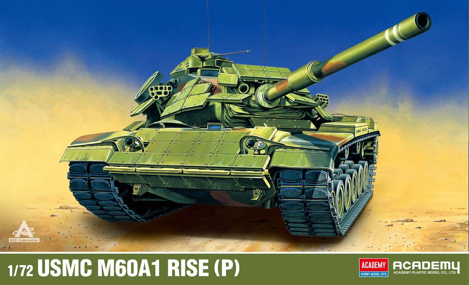 13425  техника и вооружение  M60A1 RISE (P)  (1:72)