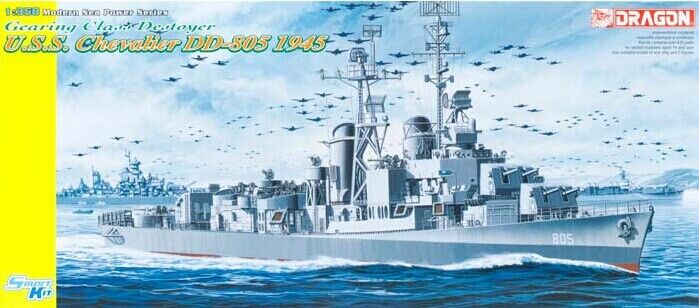 1046  флот  USS Chevalier DD-805 gearing class destroyer 1945  (1:350)